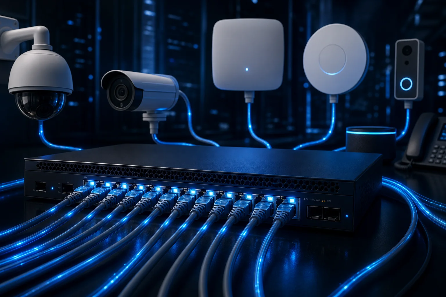 PoE++ (802.3bt): новые возможности для питания устройств